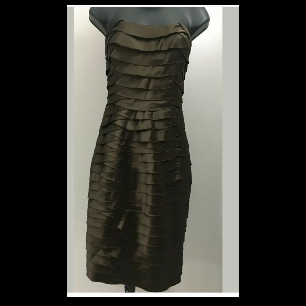 BCBG Strapless cocktail dress